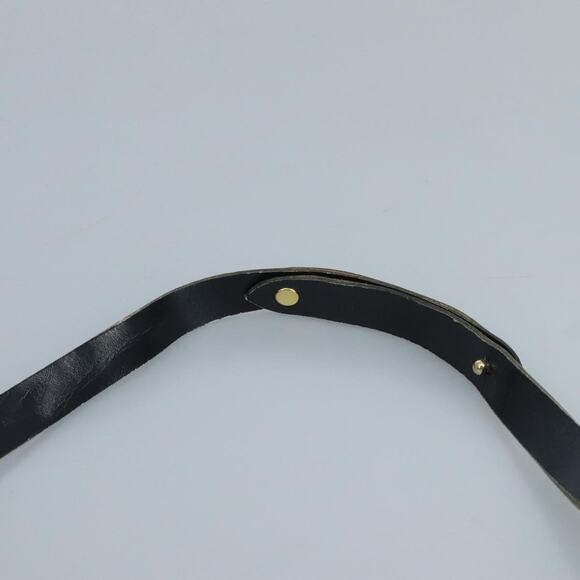 DIOR Trotter Canvas Shoulder Bag Navy Gold - Picture 8 of 12